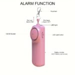 130DB safety sound personal alarm, 1 unit - Image 6