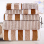 Coral fleece set: towels, washcloths, bath towels, 8 pack - Image 9