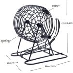 Deluxe bingo set, includes bingo cage, 18 mixed cards, 1 unit - Image 6