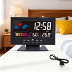 Multifunctional LED digital calendar clock, 1 unit - Image 2