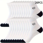 Men's mid-length socks, 20 pair pack - Image 5
