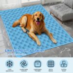 2026 Ice‑Cool upgrade summer pet cooling pad dog bed, 1 unit - Image 4