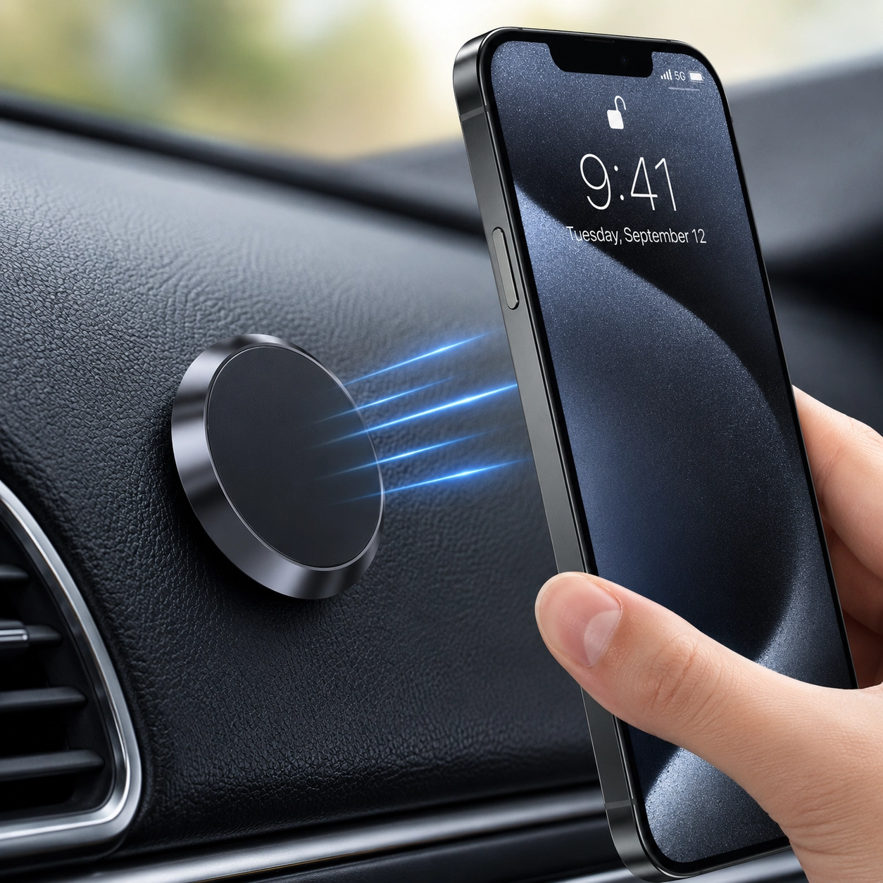 NATG228 Magnetic Car Phone Holder - Image 1