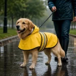 7-Size dog raincoat hooded cape, 1 unit