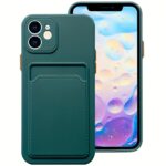 TPU phone case with card holder, 1 unit