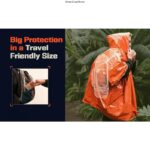 Heat-insulating polyester film foil blanket raincoat set, 4 pack - Image 2