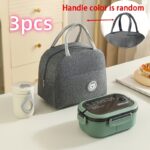 Lunch bag set with large capacity lunch box and milk cup, 3 pack - Image 10