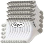 Men’s mid-calf sports socks, 50 pair pack - Image 8