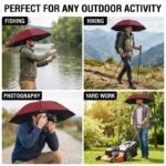 Outdoor umbrella hat, hands-free sun protection, 1 unit - Image 10