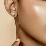 Elegance 18K gold plated 925 silver earrings with 2 carat moissanite, 1 unit - Image 9