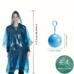 PixelLiving 18pcs emergency poncho keychain set, 18 pack - Image 3