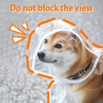 Transparent dog rain coat, 1 unit - Image 8
