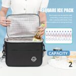 Heated lunch box handbag insulated bag aluminum foil, 1 unit - Image 4