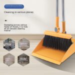 3-in-1 rotatable magnetic broom and dustpan sweeping set, 2 pack - Image 2