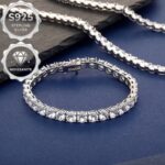 High quality VVS1 moissanite tennis necklace S925, 1 unit - Image 5