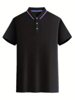 Men’s solid colour short sleeve casual polo shirts, 3 pack - Image 10