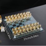 Bar game glass chess set, 1 unit - Image 8
