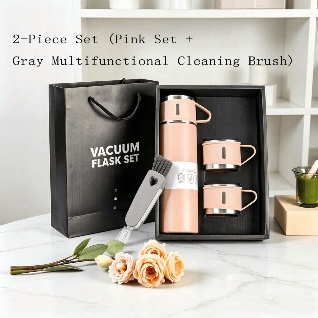 f8595c99ea4441c59e26cc10a18706c7-goods.png Stainless Steel Vacuum Insulated Water Bottle Gift Set - Image 1