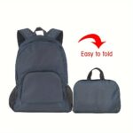 Foldable backpack travel bag, 1 unit - Image 4