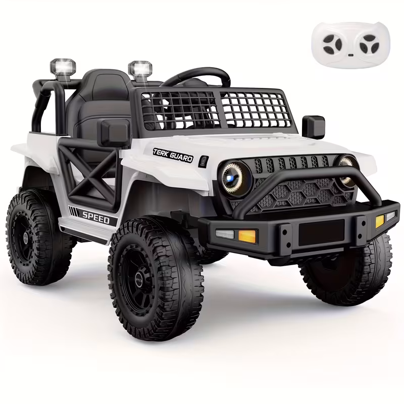 12V Kids Electric SUV – Remote Control Ride-On Car with Music & Shock Absorption 12V Kids Electric SUV – Remote Control Ride-On Car with Music & Shock Absorption