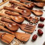 10-Piece Natural Wooden Kitchen Utensil Set - Image 7