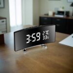 6.6-Inch LED Digital Alarm Clock with Temperature & Humidity Display - Image 4