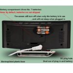 6.6-Inch LED Digital Alarm Clock with Temperature & Humidity Display - Image 8