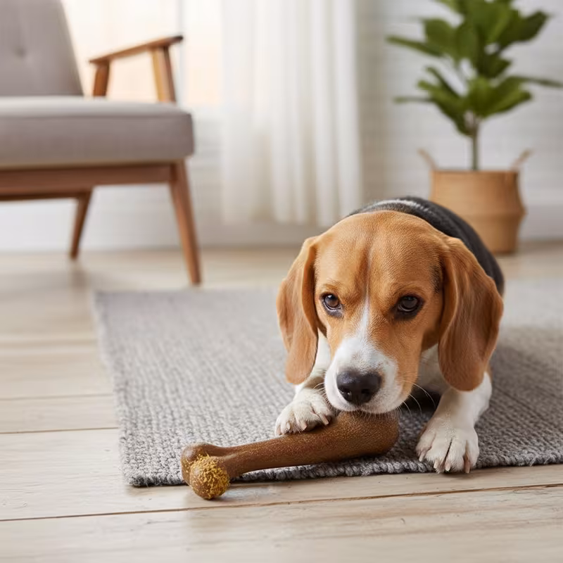 2pcs Pet Artificial Bone Chew Toy – Durable Molar Toy for Dogs