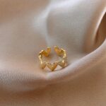 Adjustable Gold Heart Open Ring for Women - Image 7