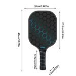 Fiberglass T700 Pickleball Paddle Set with 4 Balls - Image 12