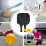 Fiberglass T700 Pickleball Paddle Set with 4 Balls - Image 8
