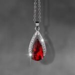 Gothic Waterdrop Pendant Necklace for Women - Image 4