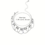 Silver Tassel Bell Chain Anklet for Women - Image 6