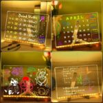 USB LED Acrylic Message Drawing Board with 7-Color Pen - Image 2