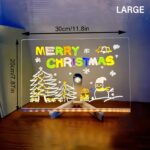 USB LED Acrylic Message Drawing Board with 7-Color Pen - Image 11