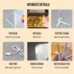 USB LED Acrylic Message Drawing Board with 7-Color Pen - Image 7