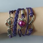 Vintage Multi-Layer Rope Bracelet with Heart Charm - Image 11