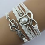 Vintage Multi-Layer Rope Bracelet with Heart Charm - Image 7