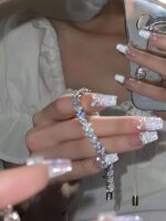 Sparkling Crystal Tennis Bracelet for Women - Image 8