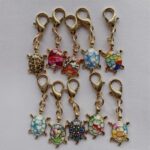 10-Piece Assorted Turtle Charm Keychain Set - Image 11