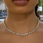 Sparkling Rhinestone Tennis Chain Necklace - Image 6