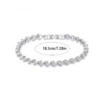 Sparkling Crystal Tennis Bracelet for Women - Image 6