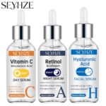3-Piece Vitamin C, Retinol and Hyaluronic Acid Facial Serum Set - Image 8