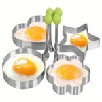 4-Piece Stainless Steel Egg Ring Mold Set - Image 7