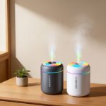 Mini Essential Oil Aromatherapy Humidifier with Color-Changing Night Light - Image 14