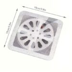 50-Pack Self-Adhesive Disposable Drain Hair Catcher Stickers - Image 3