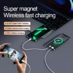 10000mAh Magnetic Wireless Fast-Charging Power Bank - Image 33
