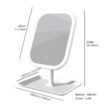 LED Lighted Makeup Mirror with Touch Dimming - Image 5