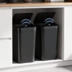 2-Piece 2.94-Gallon Motion Sensor Smart Trash Can Set - Image 7