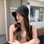 Women’s Hollow-Out Crochet Sun Hat - Image 10